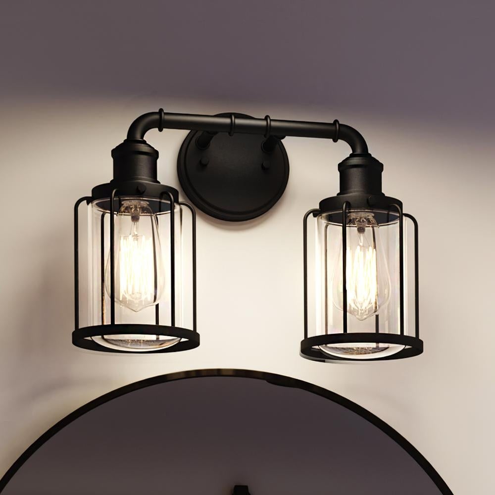 Luxury Industrial Chic Bath Vanity Light， 12