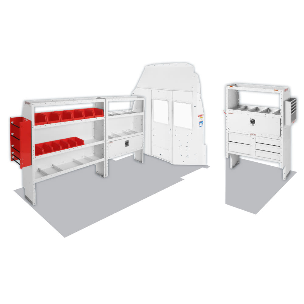 Electrical Contractor Package for High-Roof, 146 Inch Wheel Base Nissan NV2500 Vans - Mycitystee