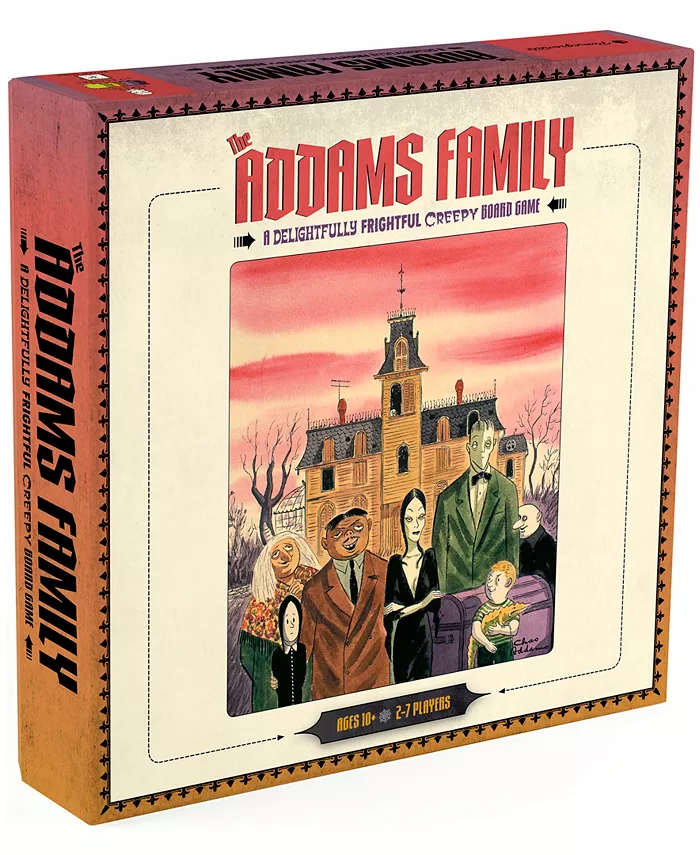 Pomegranate Communications， Inc.  The Addams Family - A Delightfully Frightful Creepy Board Game Set - Mycitystee