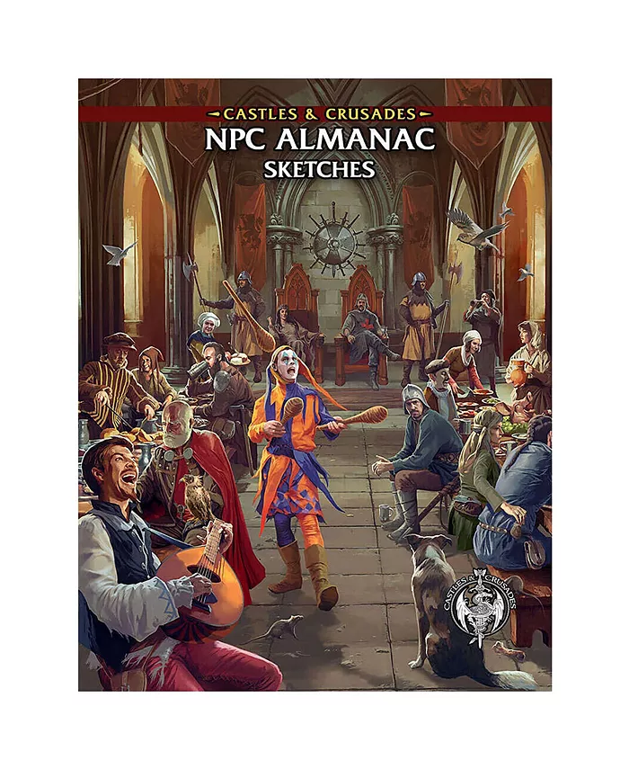 Troll Lord Games NPC Almanac Sketches Castles Crusades Hardcover - Mycitystee