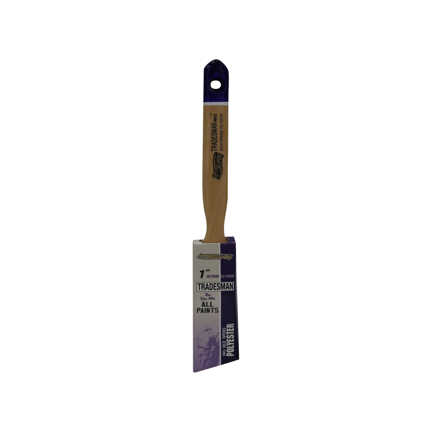 ArroWorthy Tradesman 1 in. Angle Paint Brush - Mycitystee