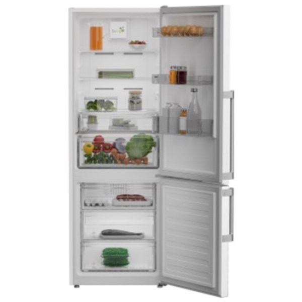 11.4 cu ft Bottom Freezer White Refrigerator - Mycitystee