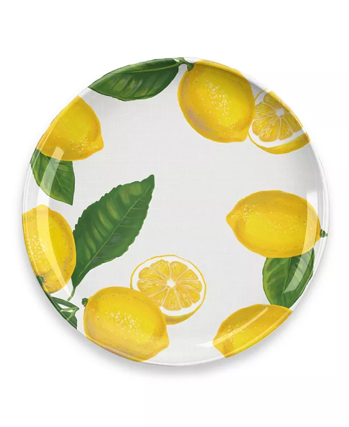TarHong Lemon Fresh Dinner Plate， 10.5