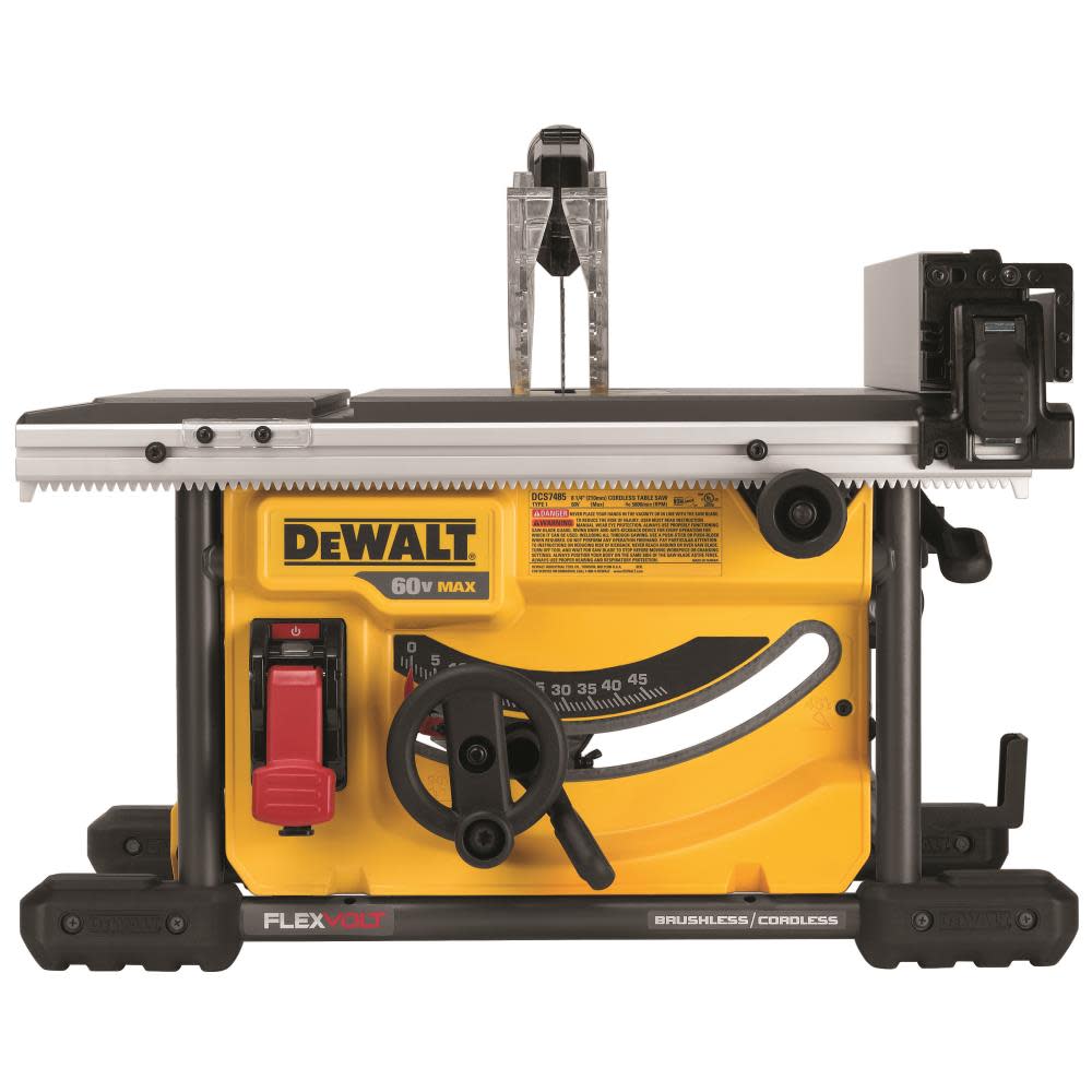 DEWALT FLEXVOLT 60V MAX* 8-1/4In Table Saw (Tool Only) DCS7485B from DEWALT - Mycitystee