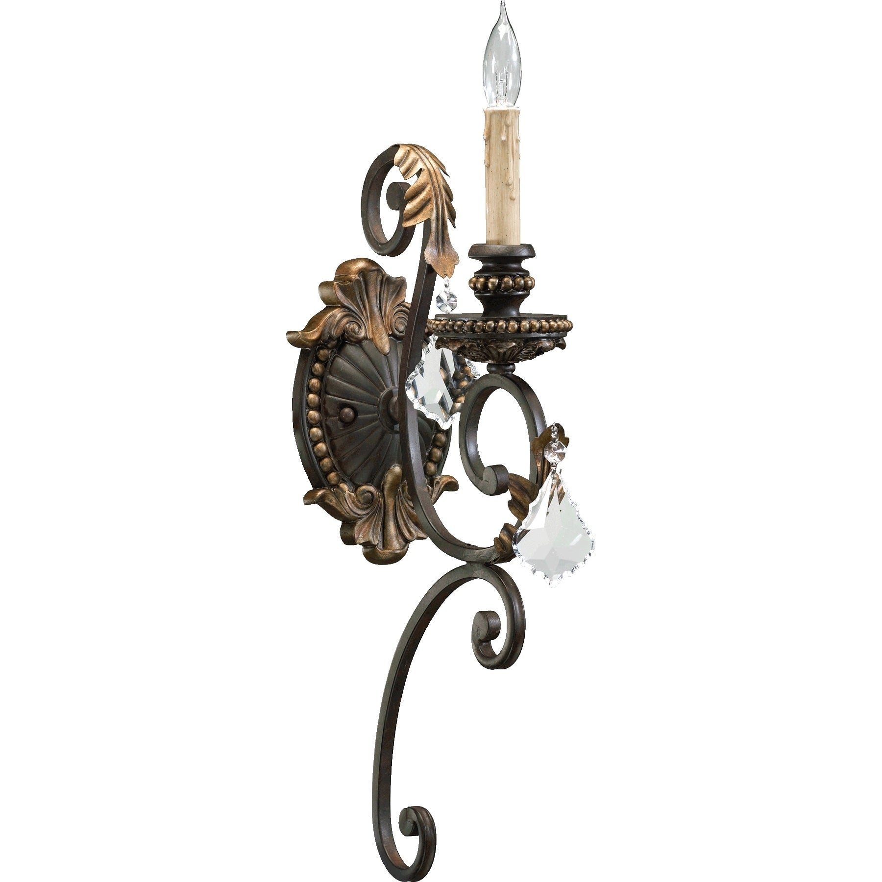Rio Salado Toasted Sienna and Mystic Silver 1-light Wall Light - Mycitystee