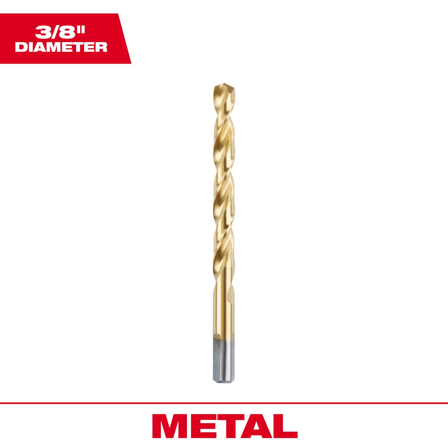 Milwaukee Thunderbolt 3/8 in. X 5 in. L High Speed Steel Drill Bit 1 pc - Mycitystee