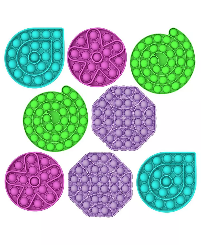 Zorbitz Sensory Fidget Poppers - Set of 8 - Mycitystee