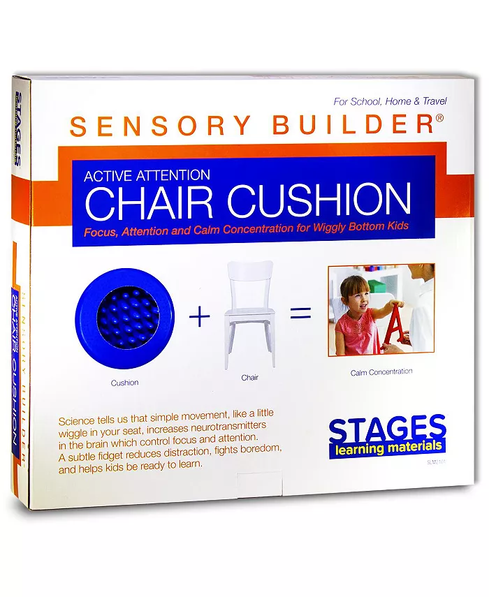 Stages Learning Materials Sensory Builder Balance Cushion for Yoga， Autism， ADHD， Occupational Therapy - Mycitystee
