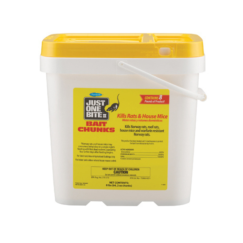 Starbar 100504297 Just One Bite Mouse and Rat Killer， Solid， 2 oz Pail - Mycitystee