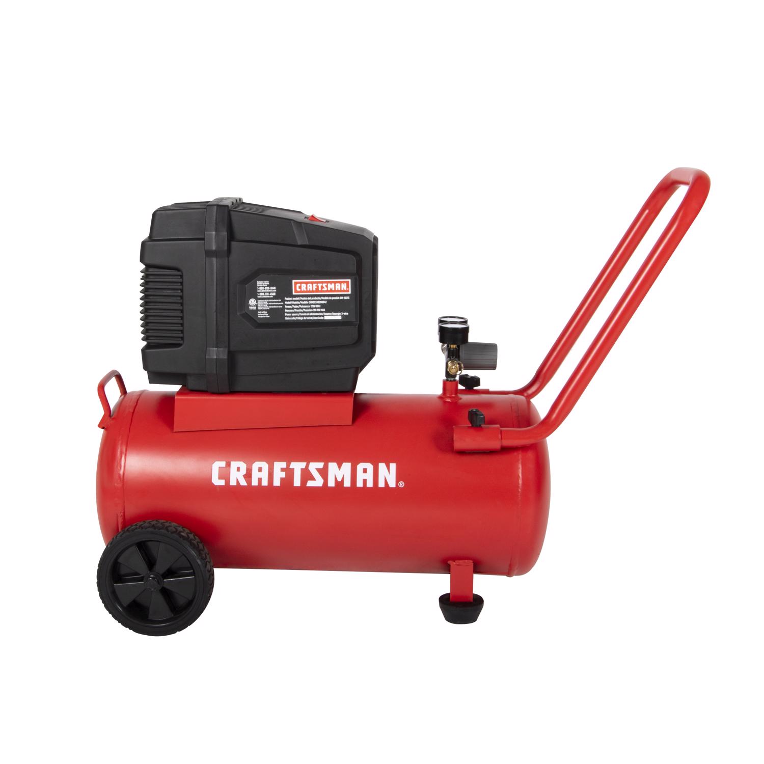 Craftsman 8 gal Horizontal Portable Air Compressor 175 psi 1.8 HP - Mycitystee