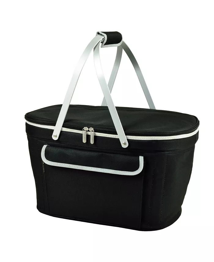Picnic At Ascot Market Basket Picnic Cooler， Collapsible - Sturdy Aluminum Frame - Mycitystee