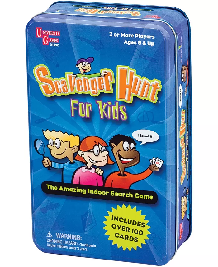 University Games Scavenger Hunt for Kids in a Tin - Mycitystee
