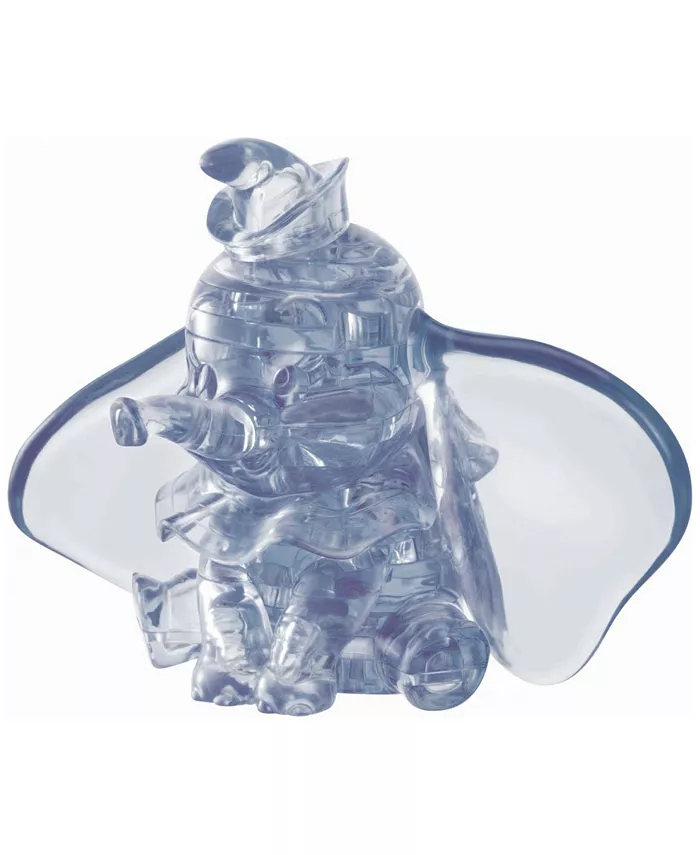 BePuzzled 3D Crystal Puzzle - Disney Dumbo Gray - 40 Pieces - Mycitystee