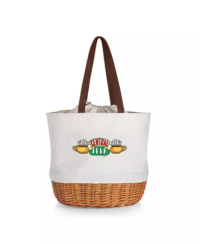 Picnic Time Friends Central Perk Coronado Basket Tote Bag - Mycitystee