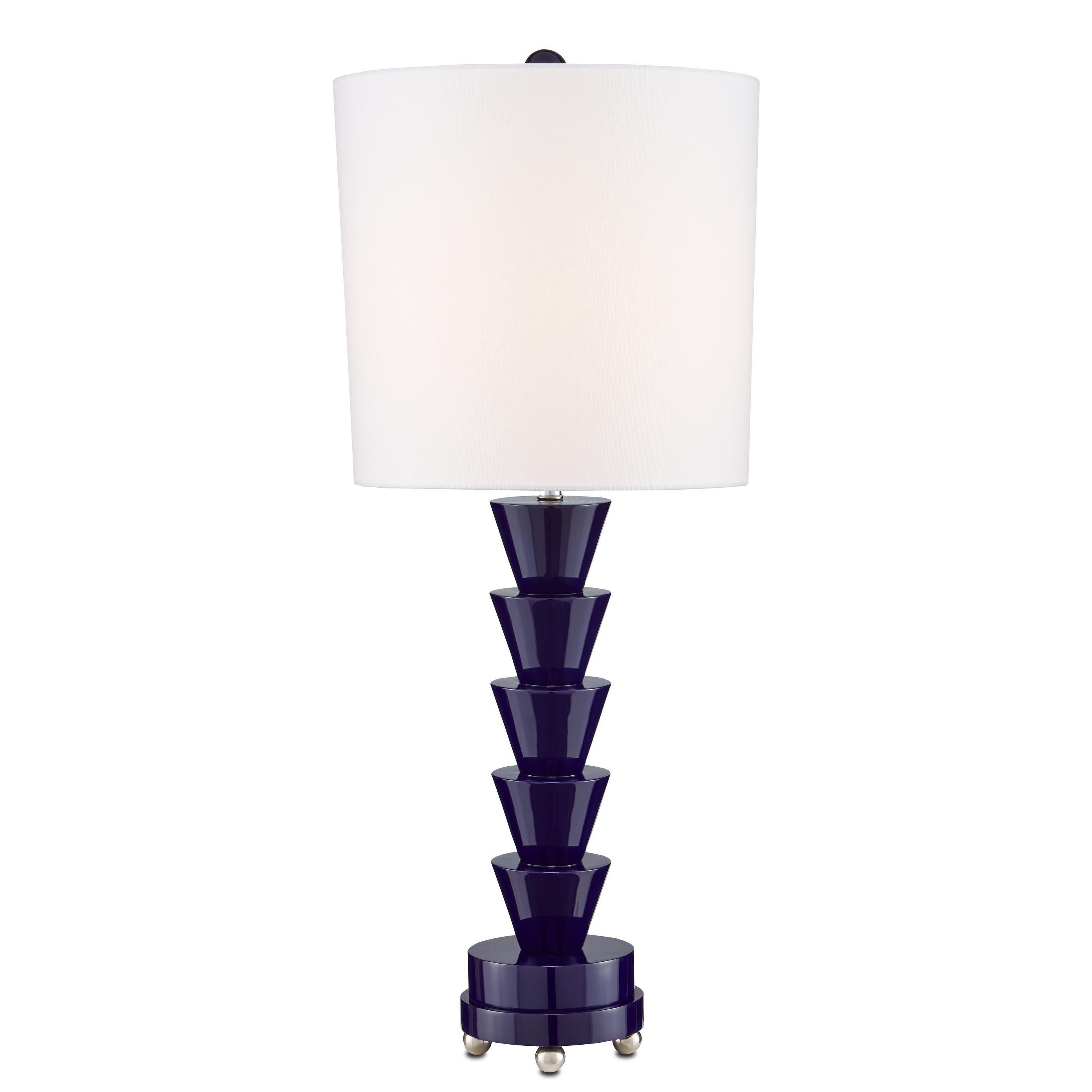 Currey and Company Culture Blue Table Lamp - 33