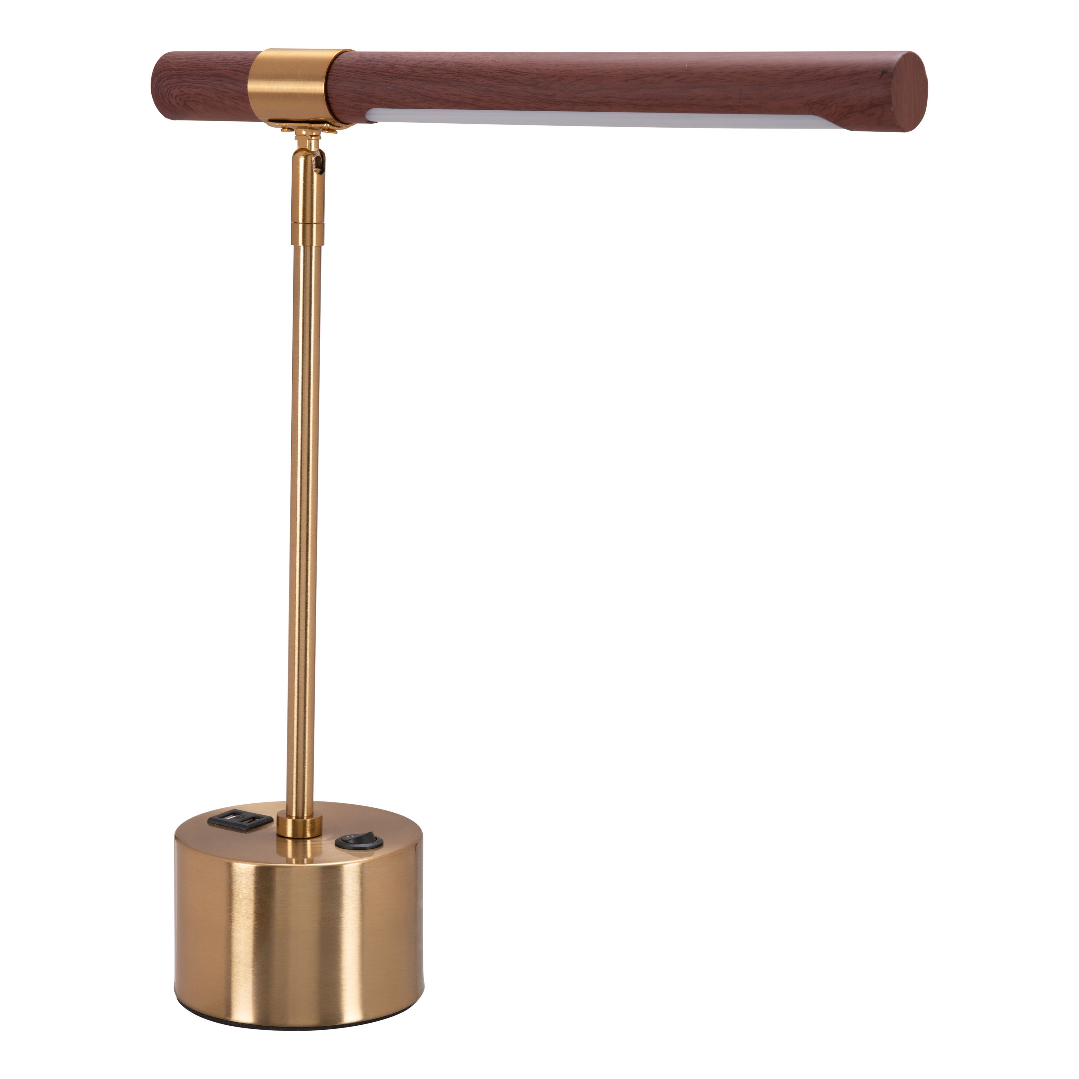 Kippy Table Lamp Brown and Brass - 15.7