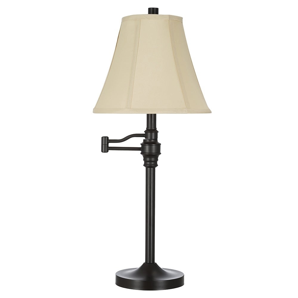 Catalina Lighting Bronze Swing Arm Table Lamp， 28