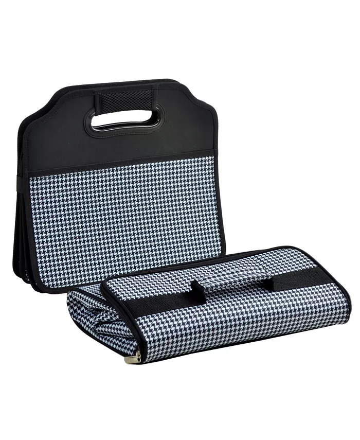 Picnic At Ascot 3 Section Folding Trunk， Tailgate， Shopping Organizer and Cooler - Mycitystee