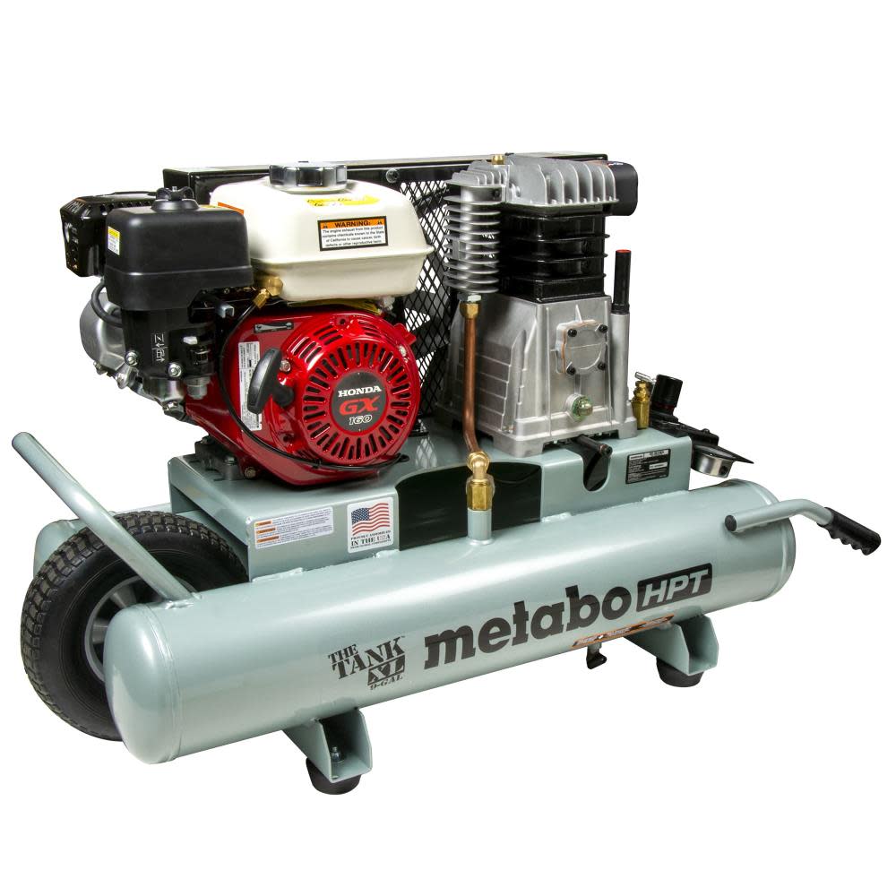 Metabo HPT The Tank XL Wheelbarrow Compressor 9 Gallon Gas - Mycitystee