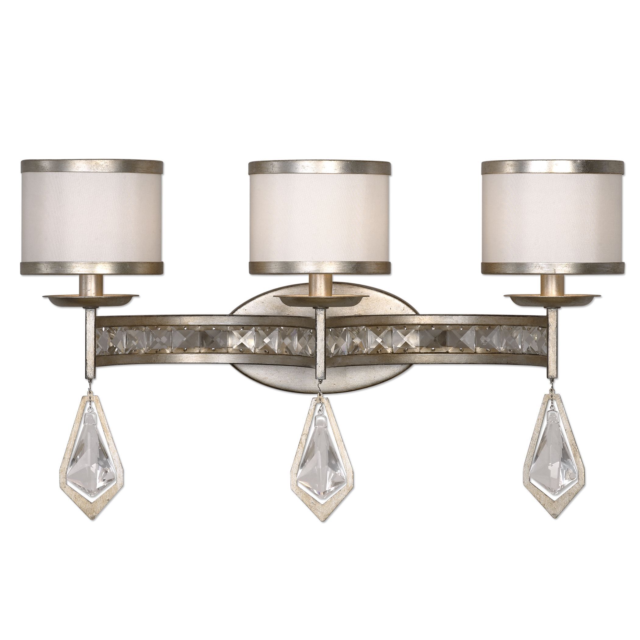 Tamworth Modern 3-light Vanity Strip - Silver - Mycitystee