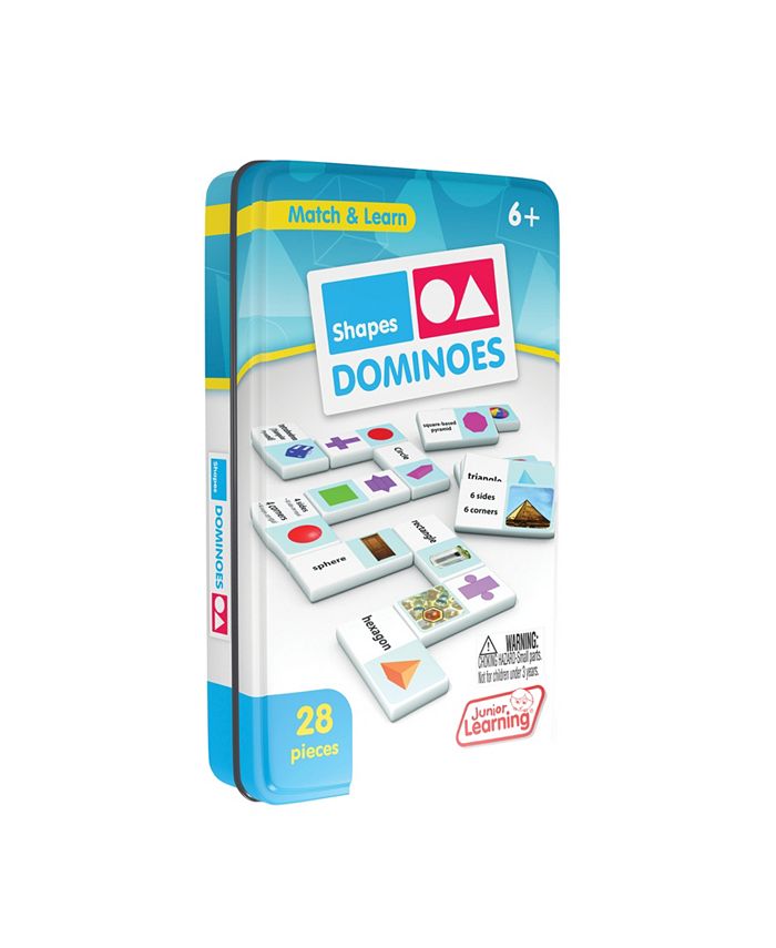 Junior Learning Shape Dominoes Match and Learn Educational Learning Game - Mycitystee