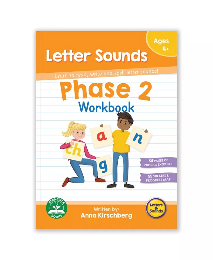 Junior Learning Phase-2 Letter Sounds Educational Learning Workbook - Mycitystee