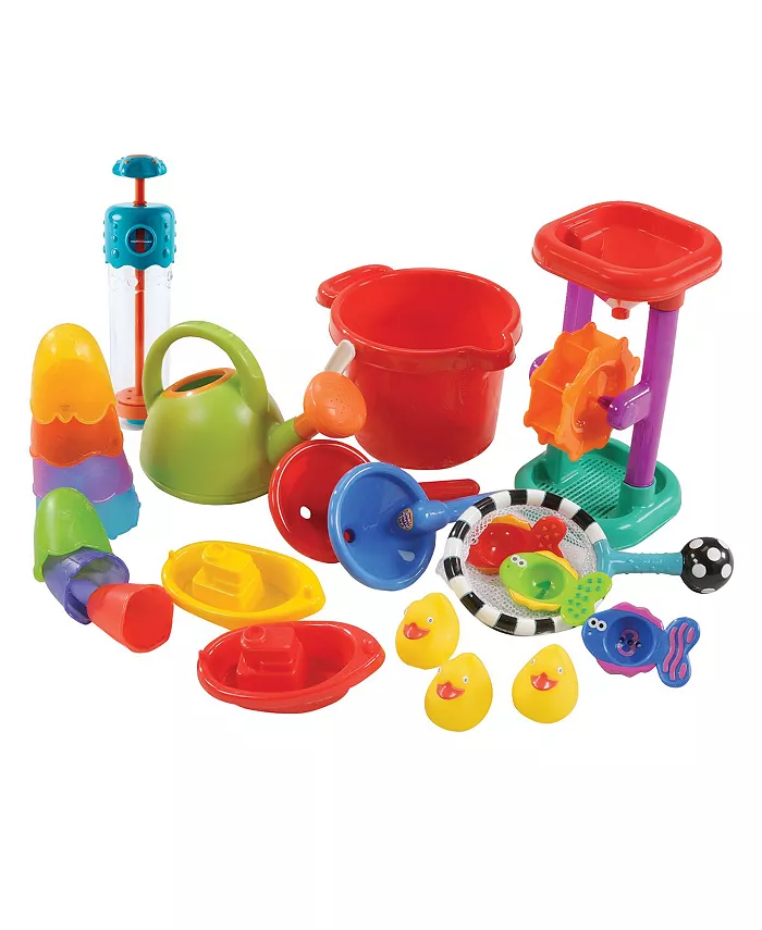 Kaplan Early Learning Waterworks Sand and Water Play Set for Twos - Mycitystee