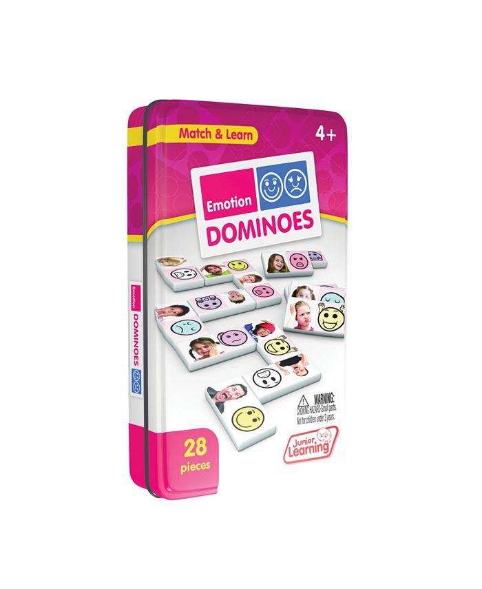 Junior Learning Emotions Dominoes Match and Learn Educational Learning Game - Mycitystee
