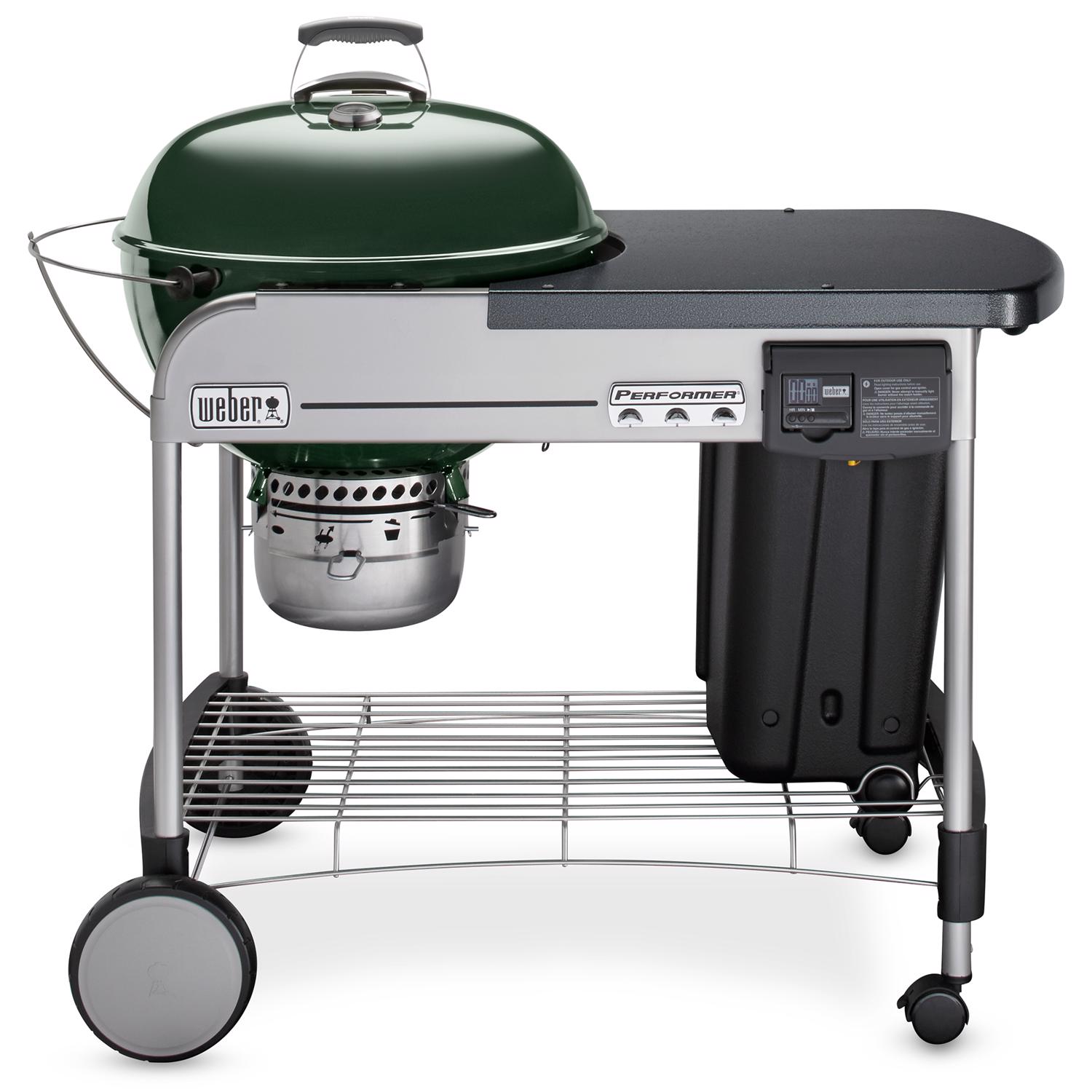 Weber 22 in. Performer Deluxe Charcoal Grill Green - Mycitystee