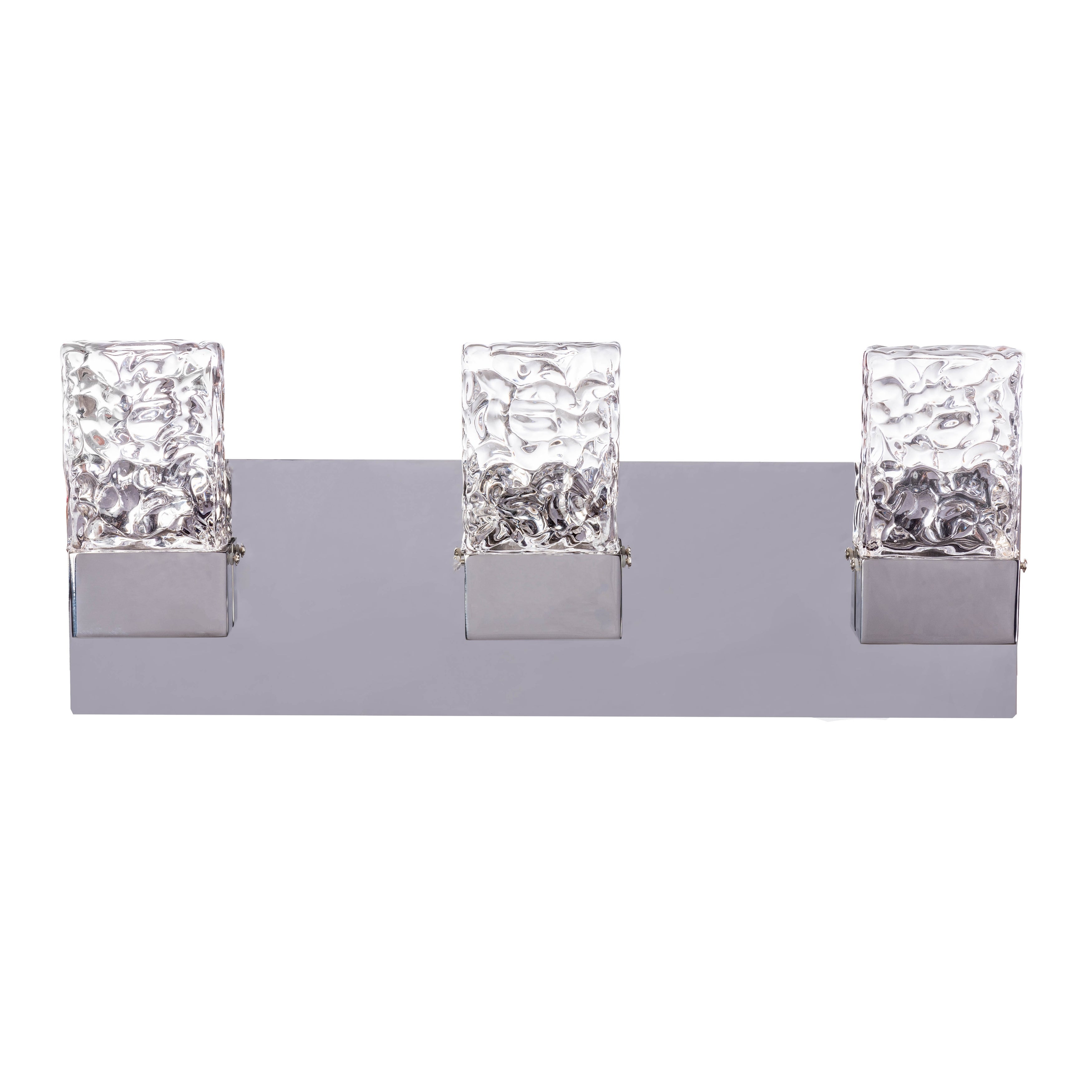 Crystal and Chrome Vanity Light- 1 Light， 3 Light， 5 Light - Mycitystee