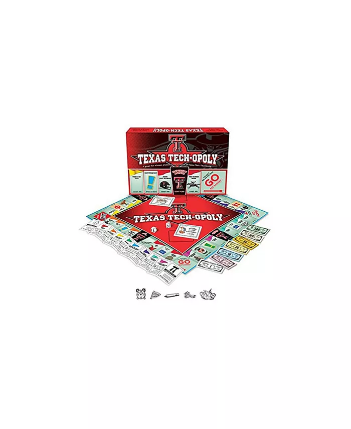 Late for the Sky Texas Tech- Opoly Board Game - Mycitystee