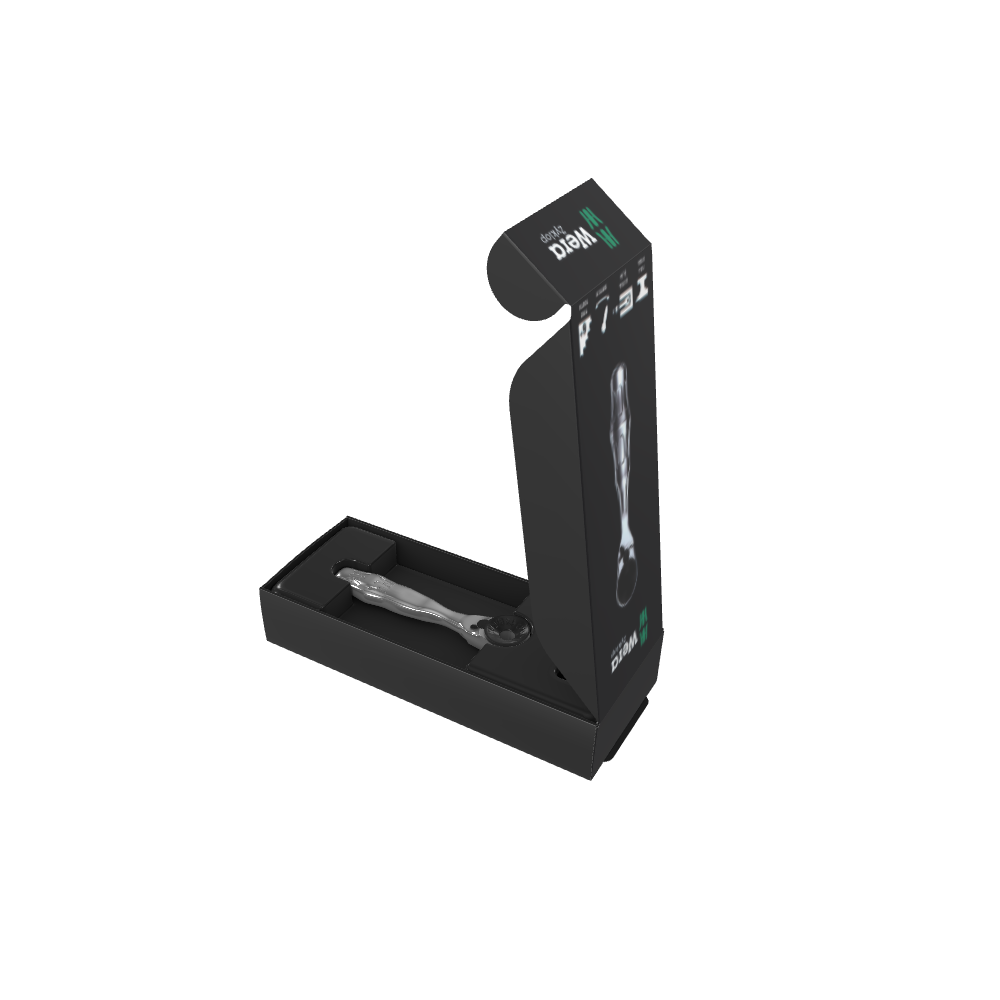 Wera 8001 A Zyklop Mini 1 Bit 1/4 SB Ratchet 2pc - Mycitystee