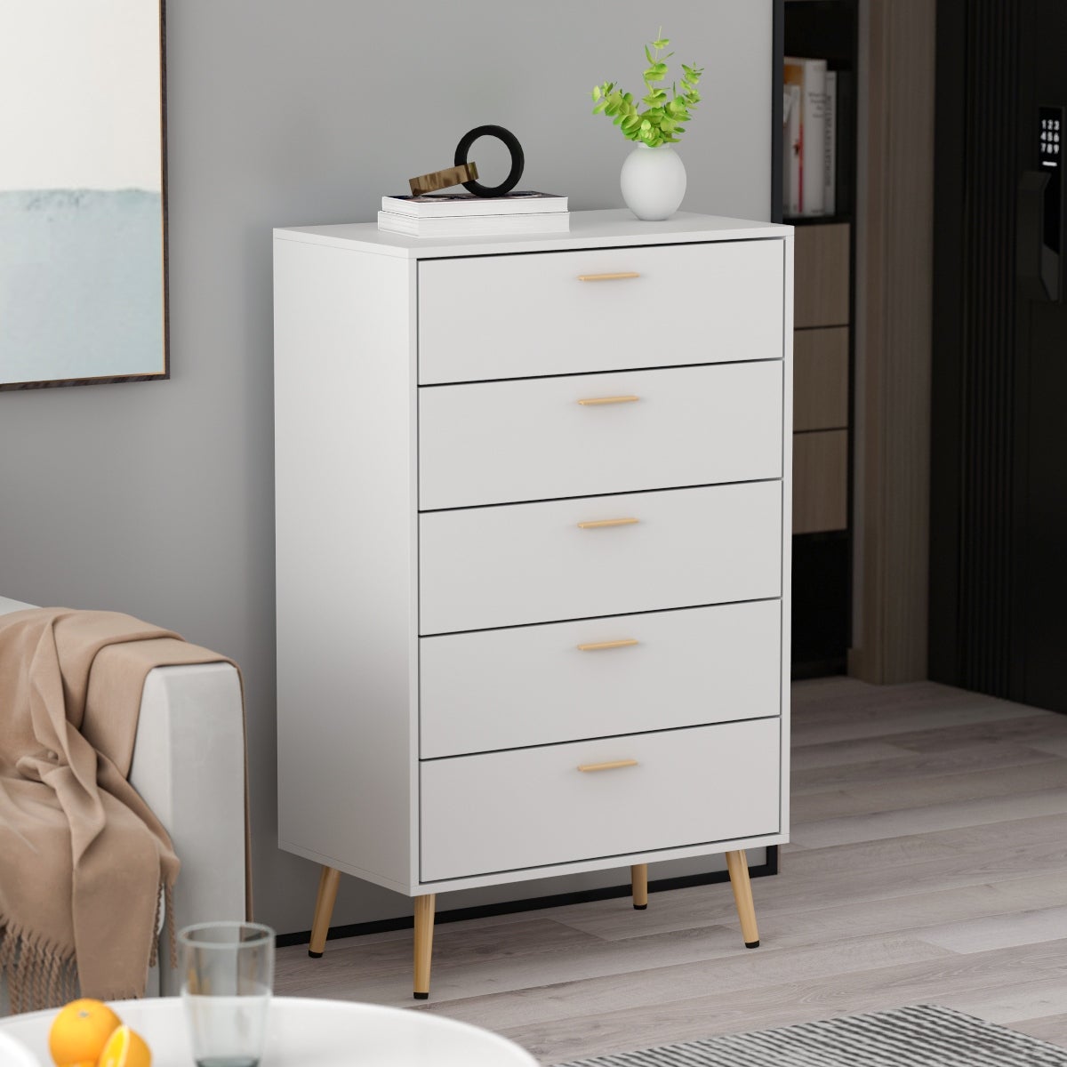 Kerrogee Modern 5-drawer Storage Chest - - 34640165 - Mycitystee