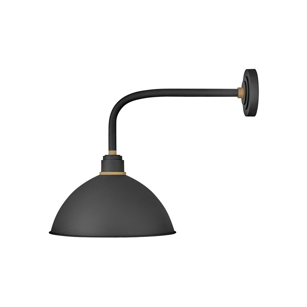 Hinkley Foundry 1-Light Outdoor Wall Mount Lantern in Textured Black Shopping - The Best Deals on Outdoor Barn Lights | 31585586 - Mycitystee