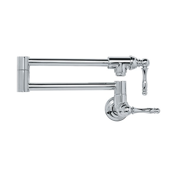 Chrome Farm House Wall Mounted Pot Filler - Mycitystee