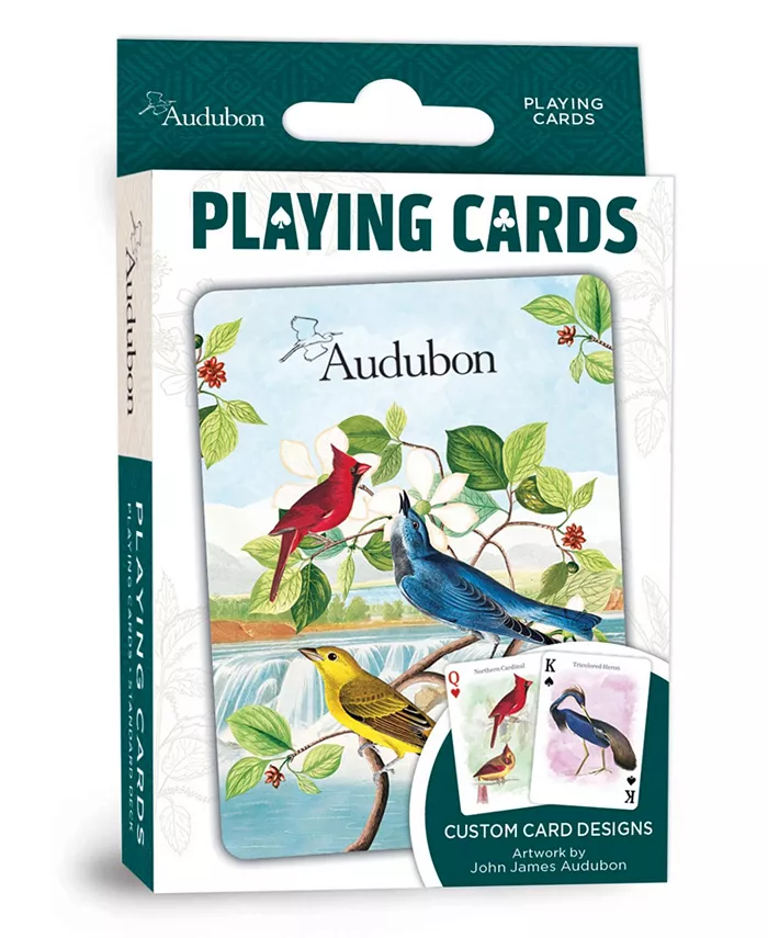 MasterPieces Puzzles Officially Licensed Audubon Playing Cards - 54 Card Deck - Mycitystee