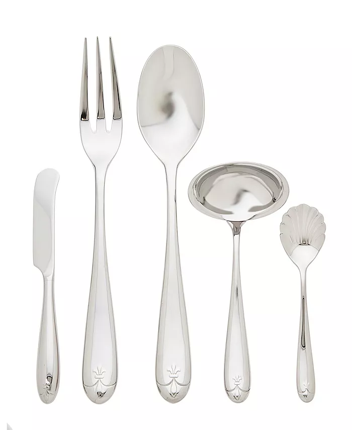 Ricci Argentieri Ricci 18 10 Fiordallisi 5 Piece Hostess Set - Mycitystee