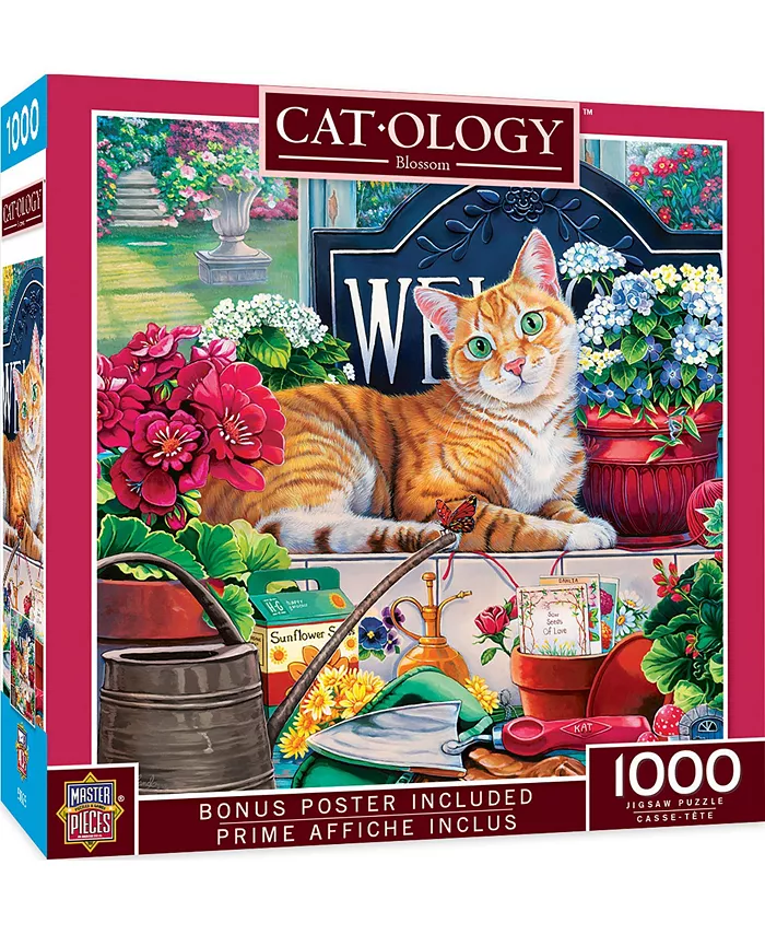MasterPieces Puzzles Catology - Blossom 1000 Piece Adult Jigsaw Puzzle - 25