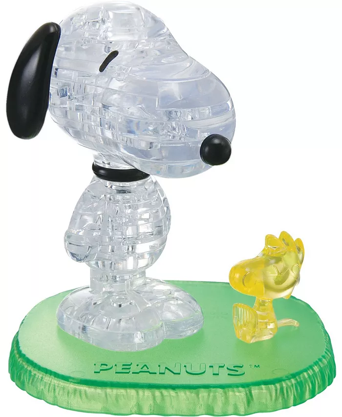 BePuzzled 3D Crystal Puzzle - Peanuts Snoopy with Woodstock - Mycitystee