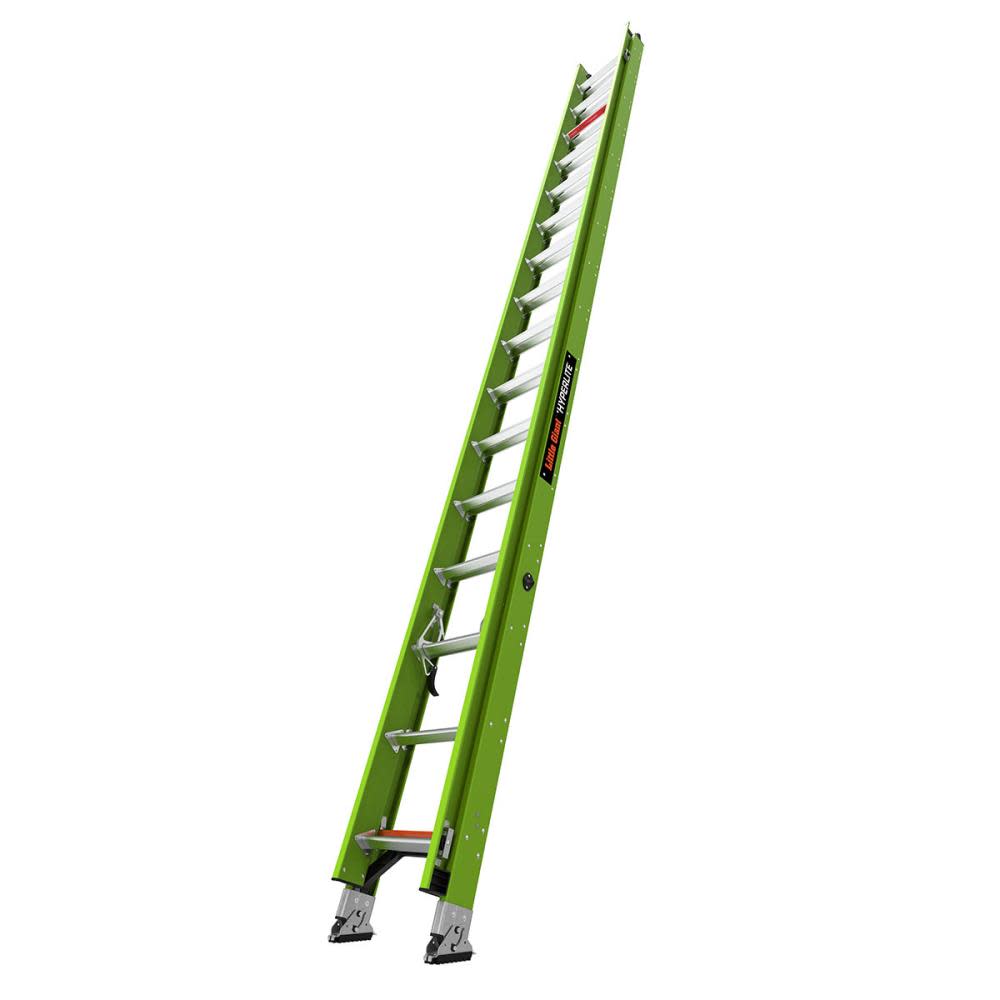 HyperLite 32 ft Type IAA Fiberglass Extension Ladder - Mycitystee