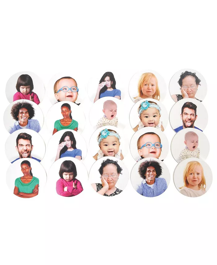 Kaplan Early Learning Company Emotion Tiles - Set of 20 - Mycitystee