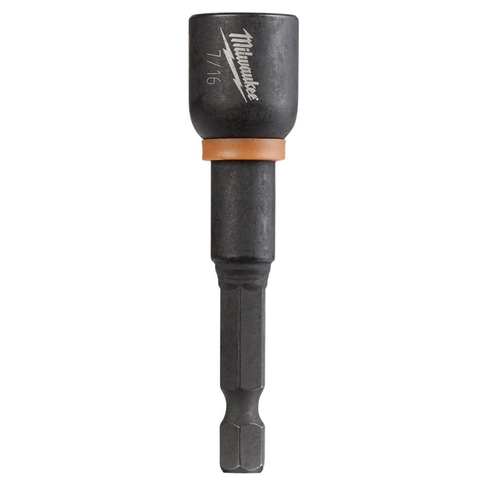 Milwaukee SHOCKWAVE 2-9/16 in. Magnetic Nut Driver 7/16 in. 49-66-4736 from Milwaukee - Mycitystee