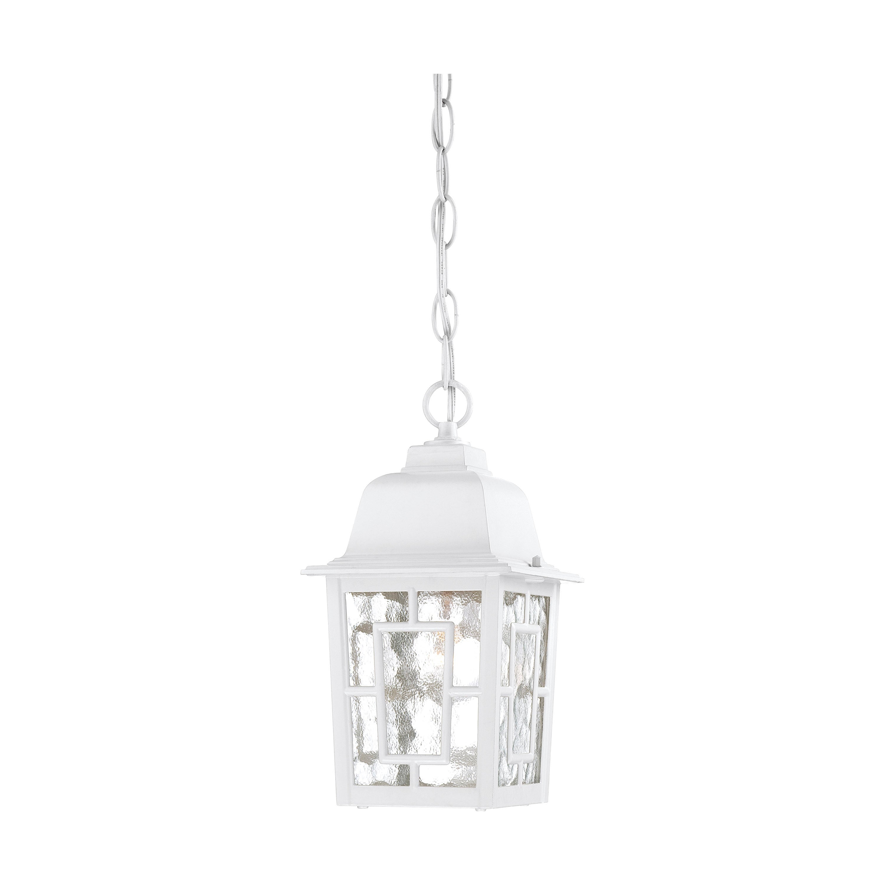 Nuvo Banyon 1-light White 11-inch Hanging Fixture - Mycitystee