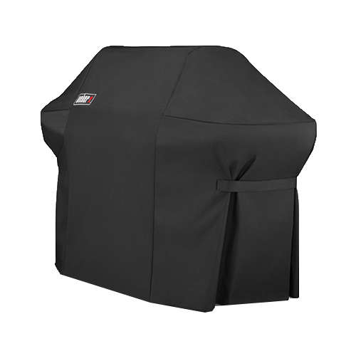 Weber 7108 Grill Cover， 67 in W， 48 in H， Polyester， Black - Mycitystee