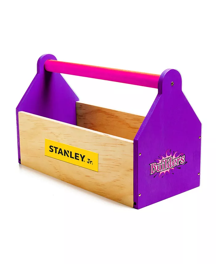Stanley Jr. Wooden Craft Tool Box Set - Mycitystee