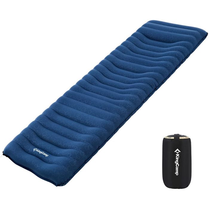 KingCamp Camping 4.3 inches Thick Utralight Inflatable Sleeping Pad Mat Air Mattress - Mycitystee