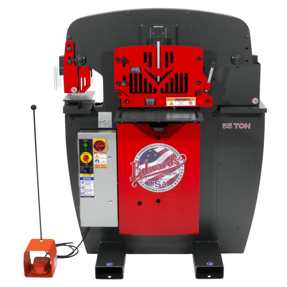 55 Ton Ironworker 3 Phase 460 Volts - Mycitystee