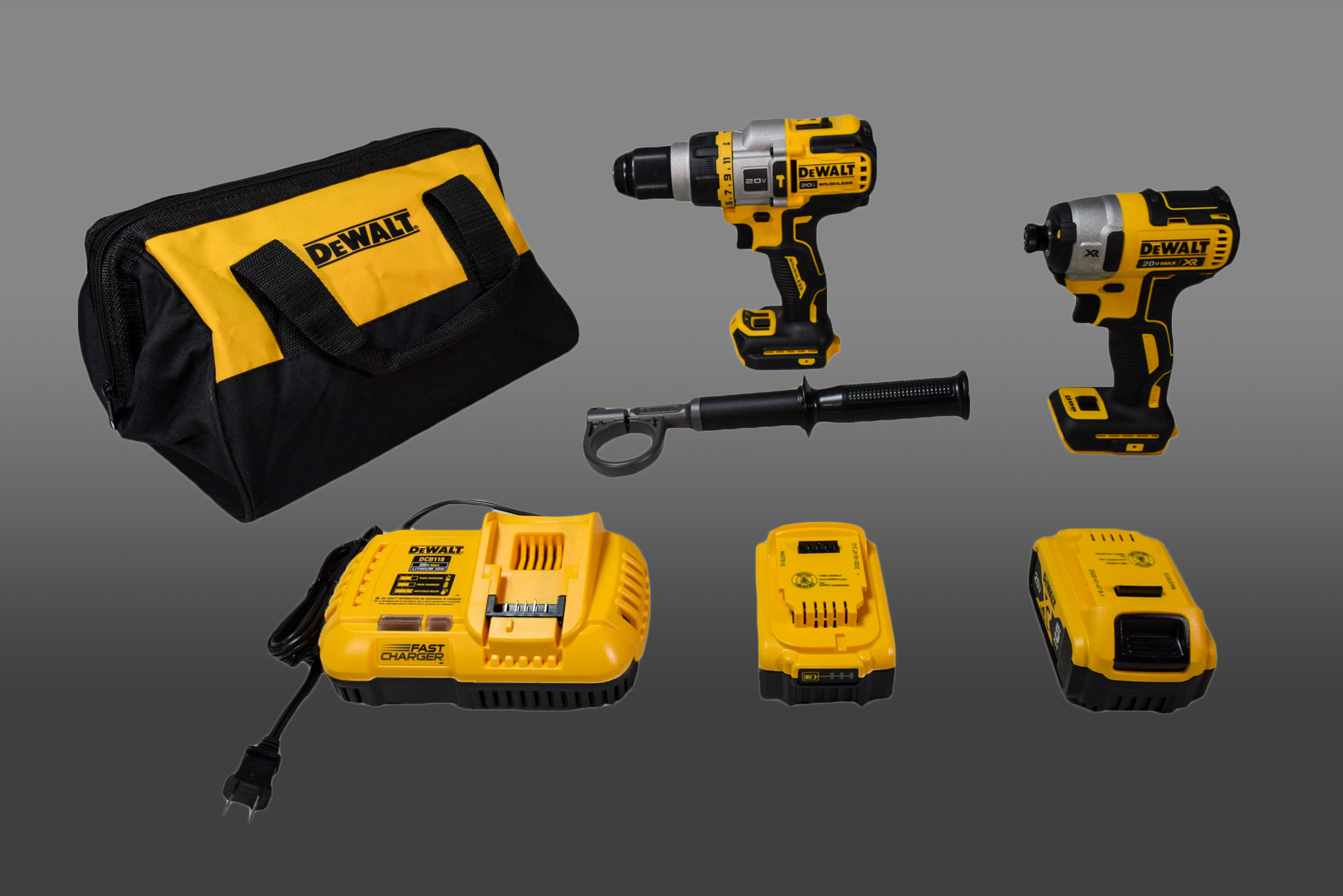 DEWALT 20V MAX Lithium-Ion Cordless Combo Kit (2-Tool) (5.0 Ah) DCK2100P2 - Mycitystee