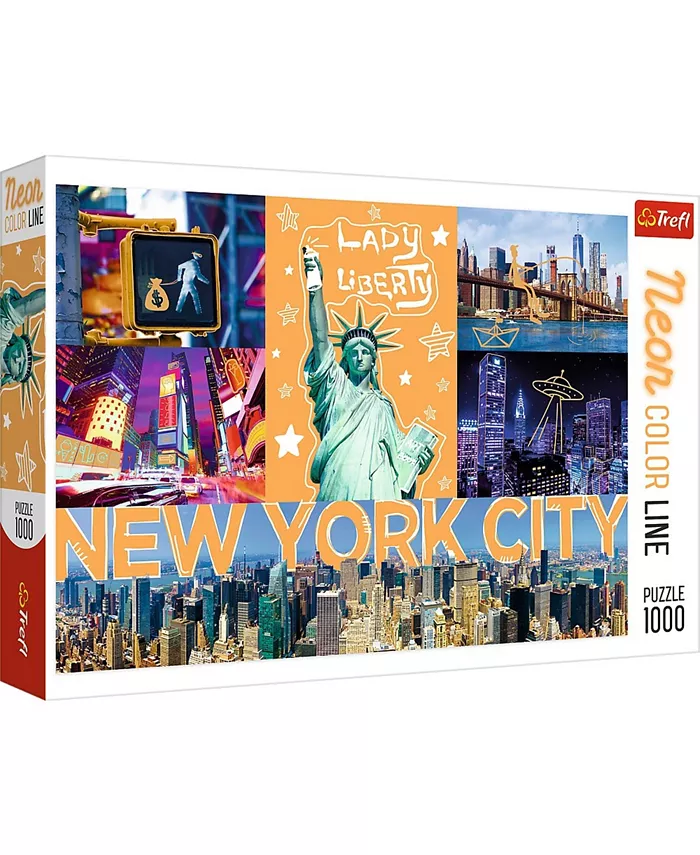 Trefl Jigsaw Puzzle Neon City， 1000 Piece - Mycitystee