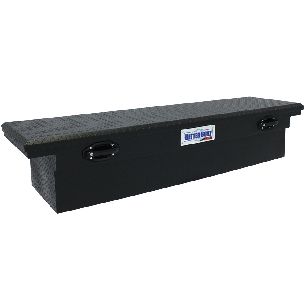 69 SEC Saddle Truck Tool Box， LOW PROFILE， MATTE BLACK - Mycitystee